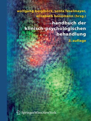 cover image of Handbuch der klinisch-psychologischen Behandlung